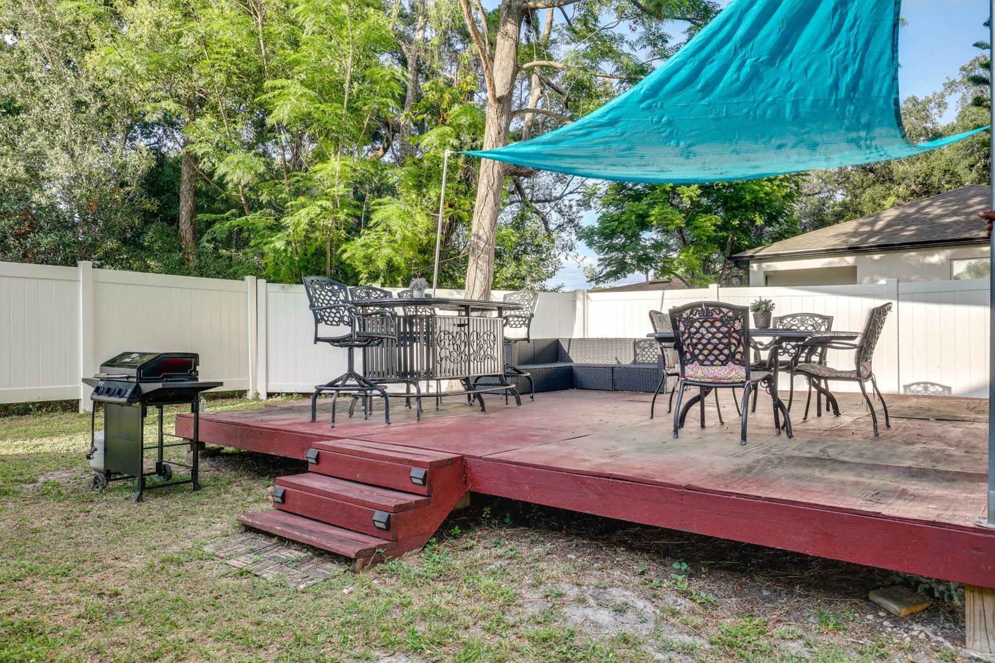 Serene Tampa Retreat With Grill About 6 Mi To Downtown Villa Kültér fotó